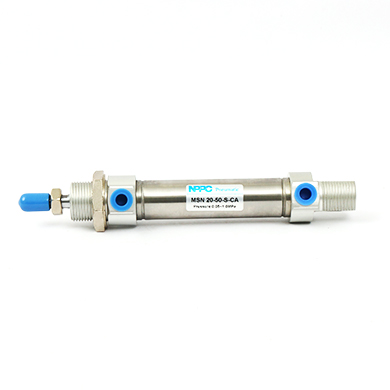 MSN Series stainless steel mini cylinder(ISO 6432)